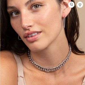 Silver Link Chain Neclace
